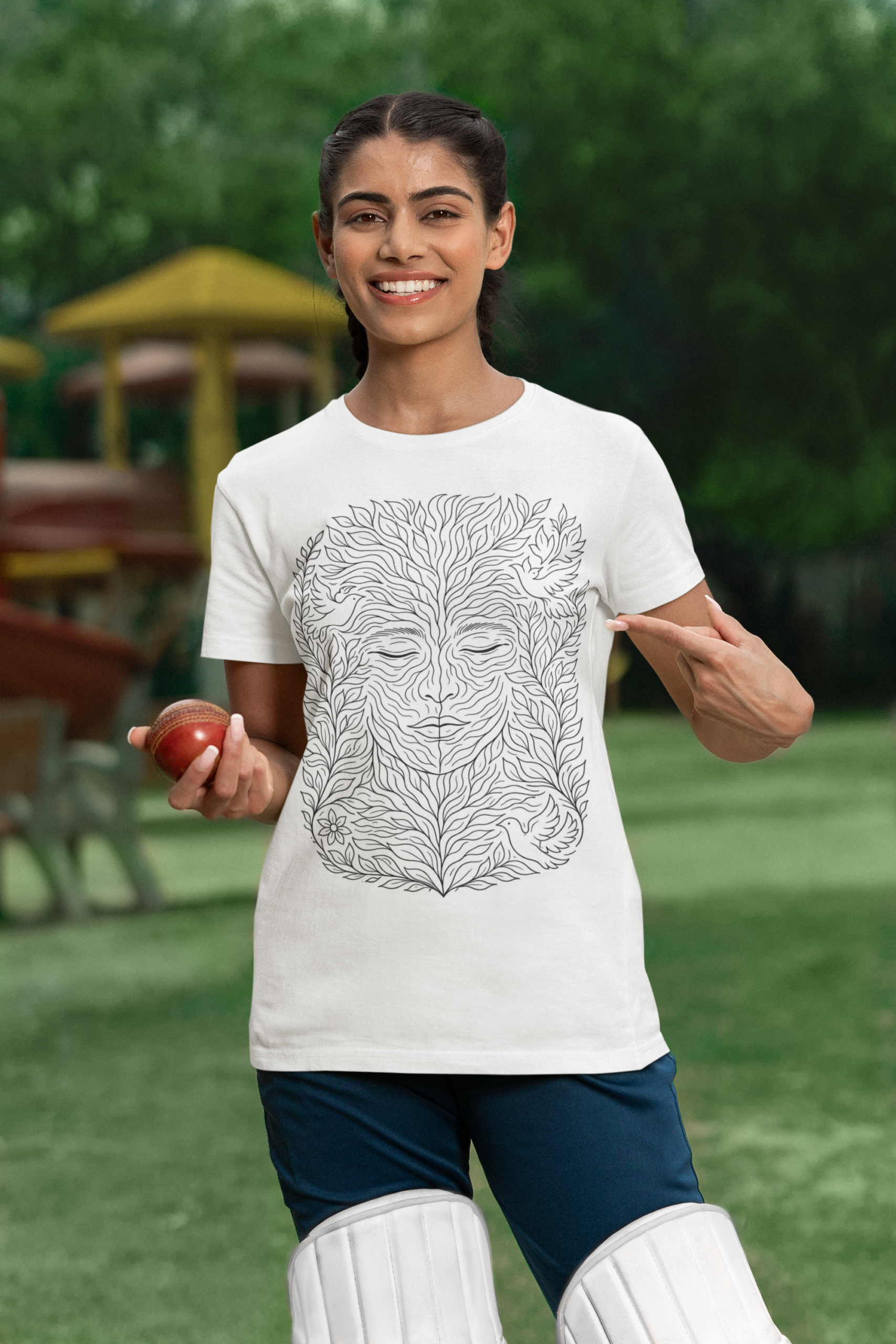 Rooted in Stillness- The Art Of Becoming (Colorable shirt) - Image 3