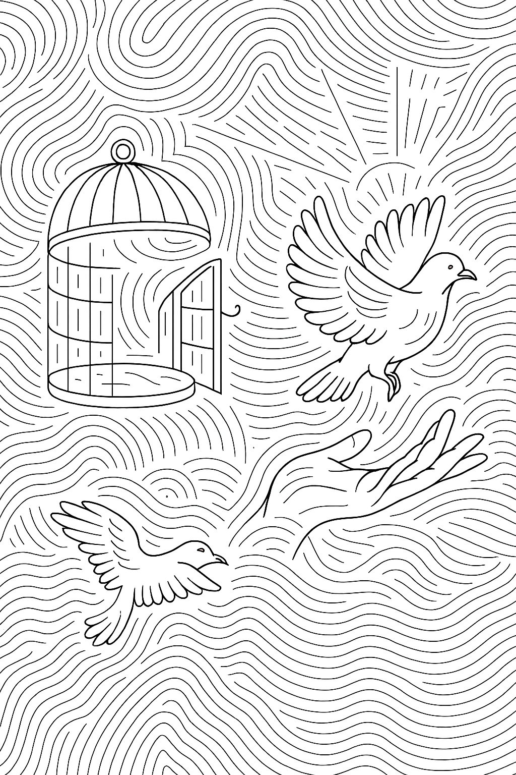 The Release-The Art Of Becoming (colorable shirt)